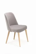 Krzesła - Mirek 1 krzesło tapicerowane tkanina do wyboru nogi buk naturalny - miniaturka - grafika 1