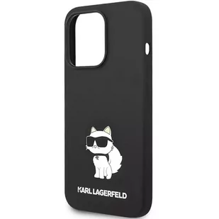 Etui Karl Lagerfeld KLHMP14LSNCHBCK do iPhone 14 Pro 6,1" hardcase Silicone Choupette MagSafe - Etui i futerały do telefonów - miniaturka - grafika 1