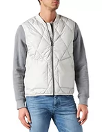 Garnitury - s.Oliver Męska kamizelka bez rękawów, jasnoszara, XXL - miniaturka - grafika 1