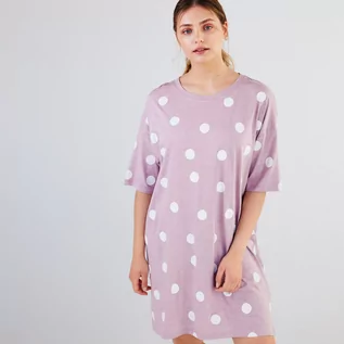 Piżamy damskie - Reserved Reserved - Bawełniana piżama - Brązowy - grafika 1