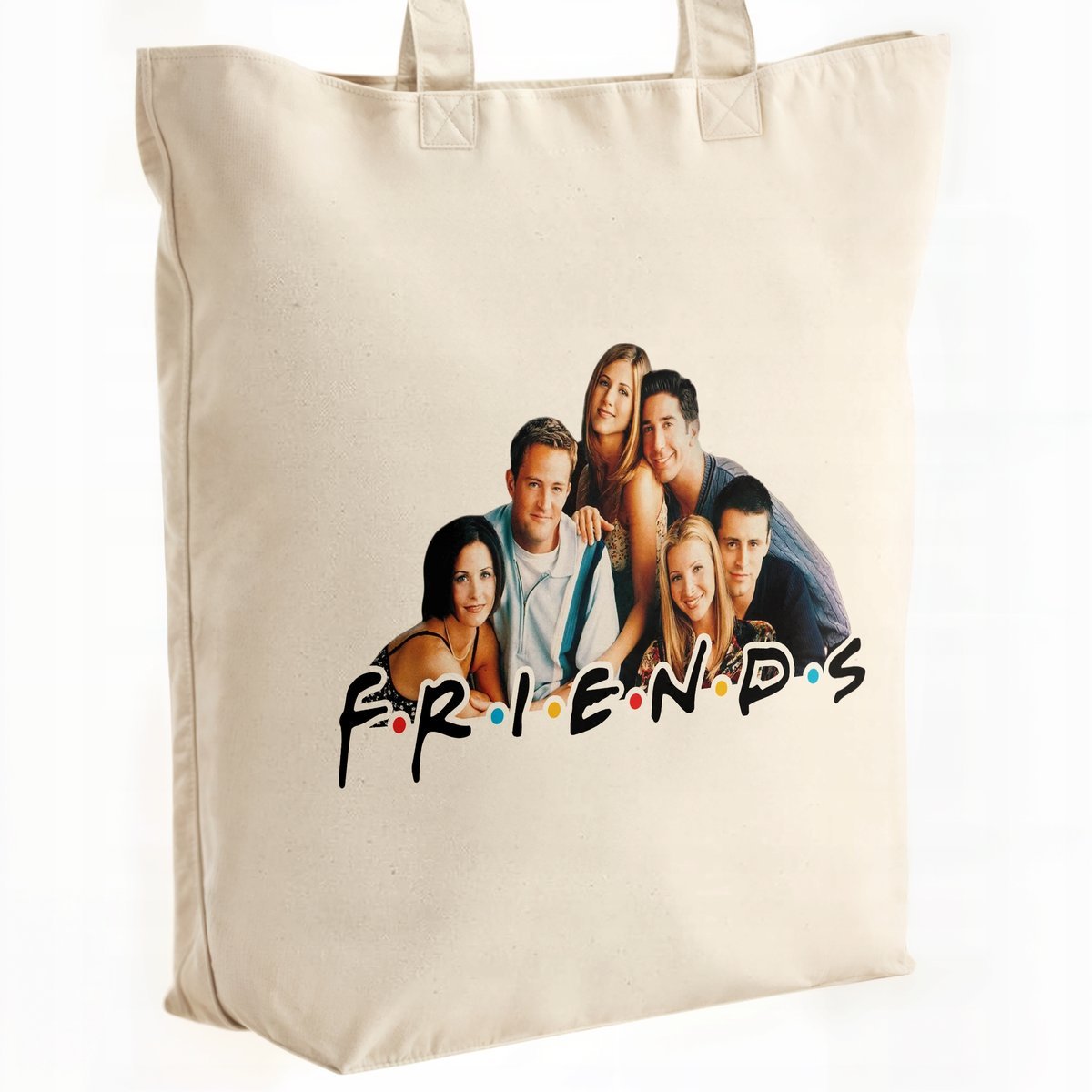 Torba bawełniana premium na zakupy Friends Przyjaciele Dla Fanów Serialu