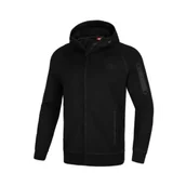 Bluzy sportowe męskie - Pit Bull Bluza Z Kapturem Rozpinana Beachfront Black - miniaturka - grafika 1