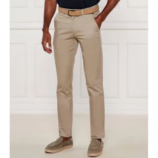 Calvin Klein Spodnie chino Slim Fit stretch - Spodnie męskie - miniaturka - grafika 1