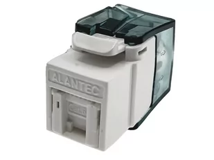 Moduł keystone RJ45 beznarzędziowy UTP kat.6 ALANTEC Plus - badanie jakości INTERTEK (USA) - PODWYŻSZONE PARAMETRY TRANSMISYJNE  - ALANTEC - Wtyczki i adaptery - miniaturka - grafika 1