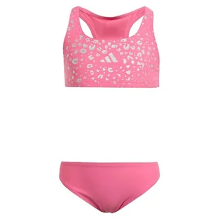 adidas Zestaw bikini z brokatem dla dziewczynek 5-6Y - Stroje kąpielowe dla dziewczynek - miniaturka - grafika 1