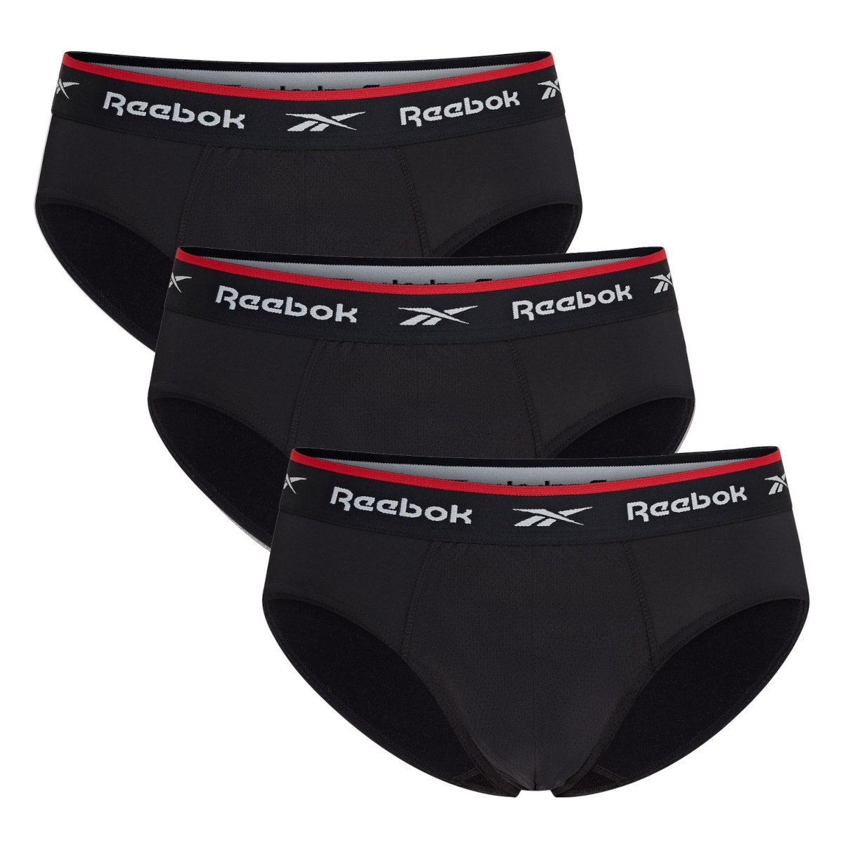 Bielizna męska Reebok C82593PKA SPORTS BRIEF WIGGINS Czarna