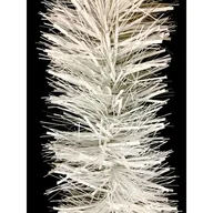 Ozdoby bożonarodzeniowe - Łańcuch choinkowy grubo cięty 200 x 10 cm biały - miniaturka - grafika 1