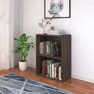 Regały - shumee shumee Regał na książki płyta wiórowa 60x31x78 cm szary dąb sonoma - miniaturka - grafika 1