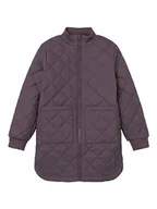 Kurtki i płaszcze dla dziewczynek - NAME IT Dziewczęca kurtka pikowana NKFMELISA Long Quilt Jacket Arctic Dusk, 116, Arctic Dusk, 116 cm - miniaturka - grafika 1