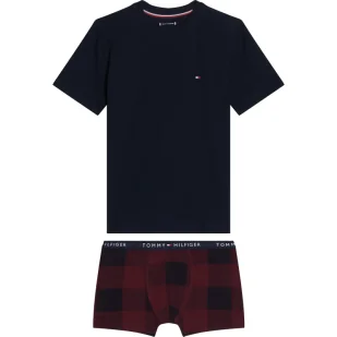 Tommy Hilfiger T-shirt + bokserki Regular Fit - Koszulki dla chłopców - miniaturka - grafika 1