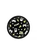Materiały pomocnicze dla nauczycieli - Talerzyki Gamepad 23cm 6 szt - miniaturka - grafika 1