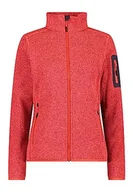 Kurtki damskie - CMP damska kurtka Knit-Tech Mak-Red Fluo-Antracyt, 50 - miniaturka - grafika 1