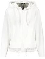 Kurtki damskie - Gerry Weber Damska kurtka softshellowa o wyglądzie 2 w 1, długi rękaw, kurtka outdoorowa, jednokolorowa, off-white, 36 - miniaturka - grafika 1