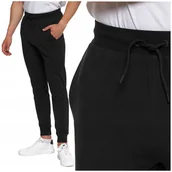 Dresy męskie - DRESOWE SPODNIE MĘSKIE Klasyczne Gładkie Wiązane z Kieszeniami MORAJ 4XL - miniaturka - grafika 1