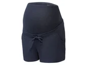 Spodnie ciążowe - esmara® Szorty ciążowe z elastycznym pasem, z bawełną organiczną (Granatowy, XS (32/34)) - miniaturka - grafika 1