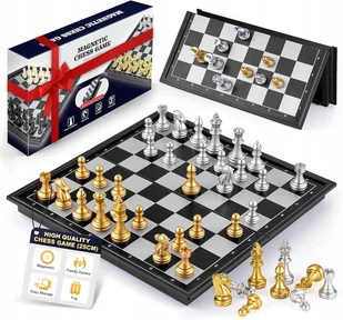 Szachy Magnetyczne Zestaw Szachów Dla Dzieci Gra Rozwijająca Myślenie - Gry planszowe - miniaturka - grafika 1
