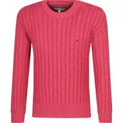 Swetry dla dziewczynek - Tommy Hilfiger Sweter | Regular Fit - miniaturka - grafika 1