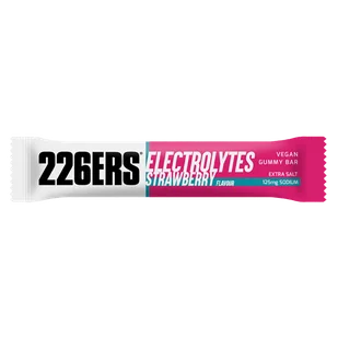 226Ers Vegan Gummy Bar Electrolyte, żelowy baton energetyczny z elektrolitami, strawberry, 30 g - Produkty specjalne dla sportowców - miniaturka - grafika 1