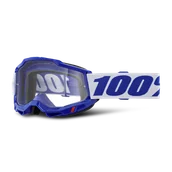 Gogle i okulary motocyklowe - Gogle Cross 100% Accuri 2 Niebieski - miniaturka - grafika 1