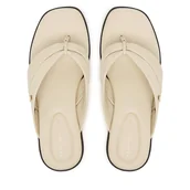 Klapki i japonki damskie - Japonki Tommy Hilfiger FW0FW09216 Écru - miniaturka - grafika 1