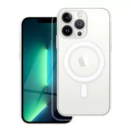 Etui i futerały do telefonów - OEM Futerał Clear Mag Cover z ochroną aparatu do iPhone 14 PRO MAX - miniaturka - grafika 1