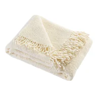 Koce - Pled Boucle 140x200cm white cream - miniaturka - grafika 1