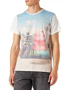 Blend T-shirt męski 20714064, 110602/Snow White, L - Koszulki męskie - miniaturka - grafika 1