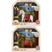 Konik flokowany z akcesoriami MEGA CREATIVE 526121 - Figurki dla dzieci - miniaturka - grafika 1
