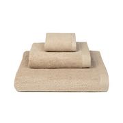 Ręczniki - Wysokiej jakości ręcznik frotte 550 gramów, M/Luxus 100x180cm Beżowy - miniaturka - grafika 1