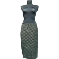 Spódnice - Asos Spódnica Długa Maxi Elegancka Wygodna Zielony Rozmiar 40 - miniaturka - grafika 1