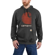 Bluzy męskie - Bluza Carhartt Rain Defender Midweight "C" Logo CARBON - miniaturka - grafika 1