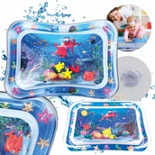 Maty piankowe - SENSORYCZNA DMUCHANA MATA WODNA 6 x 48 x 65 cm DLA DZIECI NIEMOWLĄT NA WODĘ - miniaturka - grafika 1