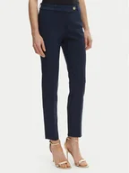 Spodnie damskie - Rinascimento Spodnie materiałowe CFC0128638003 Granatowy Slim Fit - miniaturka - grafika 1