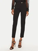 Spodnie damskie - Rinascimento Spodnie materiałowe CFC0119991003 Czarny Regular Fit - miniaturka - grafika 1