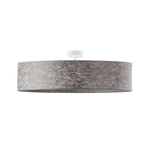 Designerska lampa sufitowa do jadalni GRENADA fi - 80 cm - kolor szary melanż - Lampy sufitowe - miniaturka - grafika 1