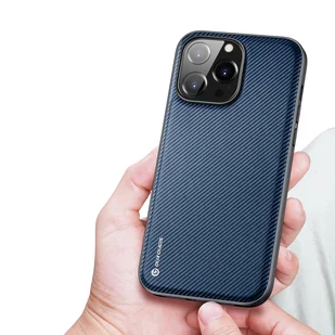 Dux Ducis Fino etui pokrowiec pokryty nylonowym materiałem iPhone 14 Pro niebieski - Etui i futerały do telefonów - miniaturka - grafika 4