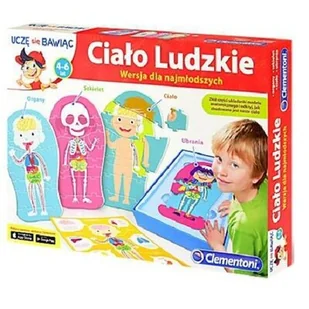 Clementoni CIAŁO LUDZKIE DLA NAJMŁODSZYCH 4+ - Gry planszowe - miniaturka - grafika 3