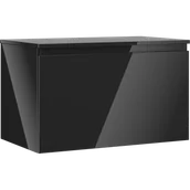 Szafki łazienkowe - Mexen Orio szafka łazienkowa podumywalkowa 80 cm z blatem, 1 szuflada, czarna połysk - 91A10-08047-1-BFC70 - miniaturka - grafika 1