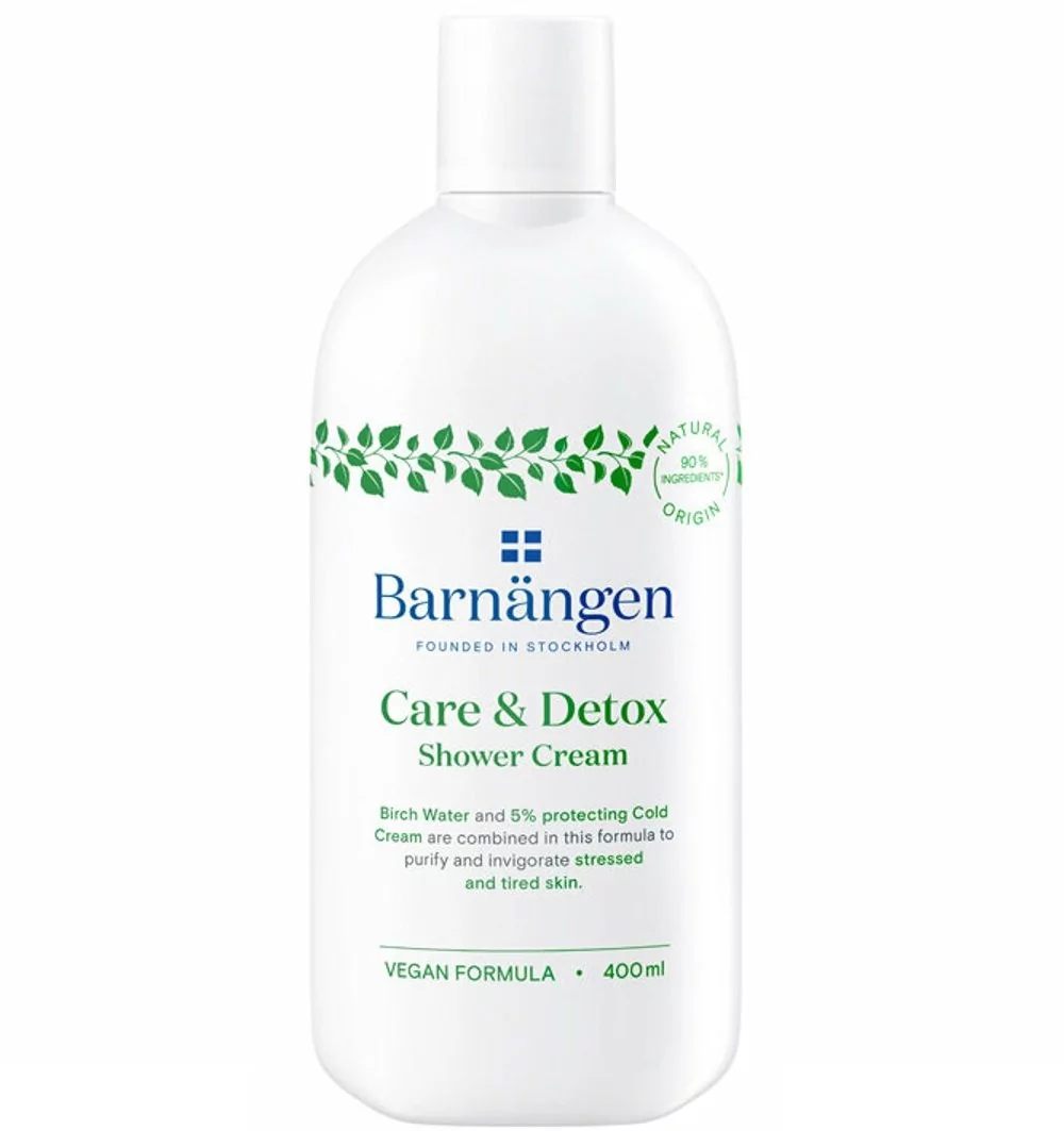 Barnangen Barnangen Care & Detox Shower Cream kremowy żel pod prysznic z wodą brzozową 400ml