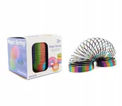 Gry planszowe - Magiczna Sprężyna Kolorowa Sprężynka Zabawka - miniaturka - grafika 1