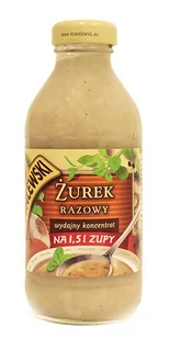 KOWALEWSKI Żur razowy koncentrat 320ml - Szybkie dania obiadowe - miniaturka - grafika 1