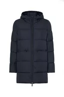 Płaszcze damskie - ECOALF Damski płaszcz Marangualf, z poliestru z recyklingu, z wypełnieniem, ultralekki i wygodny, kurtka damska, rozmiar L, granatowy, Granatowy, L - miniaturka - grafika 1