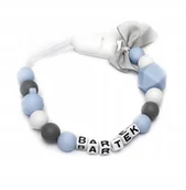 Akcesoria do smoczków - Zawieszka smoczka z imieniem BARTEK prezent GADŻET - miniaturka - grafika 1