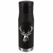 Kubki termiczne - Kubek Termiczny Personalizacja Prezent Imieniny Urodziny Srebrny JELEŃ 035 - miniaturka - grafika 1