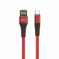 Kable USB - Kabel VIDVIE CB439 USB/Micro 2.4A, 1m czerwony - miniaturka - grafika 1