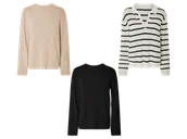 Swetry damskie - esmara® Sweter damski z cienkiej dzianiny - miniaturka - grafika 1