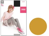 Rajstopy - Rajstopy dziecięce z mikrofibry 60 den kryjące Mustard 134-140 - miniaturka - grafika 1