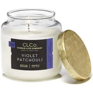 Świece - Świeca zapachowa w szkle No. 06 Violet Patchouli Candle-lite 396 g - miniaturka - grafika 1