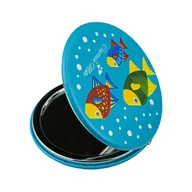 Lusterka do makijażu - Lusterko Dla Dziewczynki Otwierane Okrągłe w Rybki Captain Mike - miniaturka - grafika 1