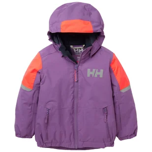 Helly Hansen K Rider 2.0 Ins, kurtka narciarska, juniorska, fioletowa - Kurtki narciarskie - miniaturka - grafika 1